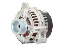 Alternátor a autobaterie