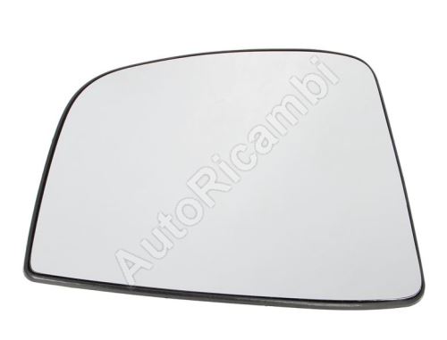 Sklo zrcadla Fiat Doblo 2010 pravé, s držákem, nevyhřívané