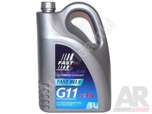 Chladicí kapalina G11 5 litrů -37 ° C FAST modrá