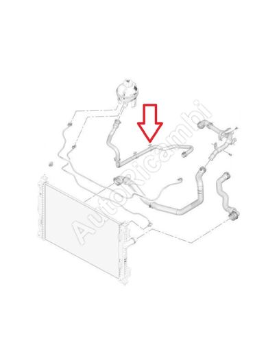 Hadice chlazení Citroën Berlingo, Partner od 2018 1,6 VTi z nádržky