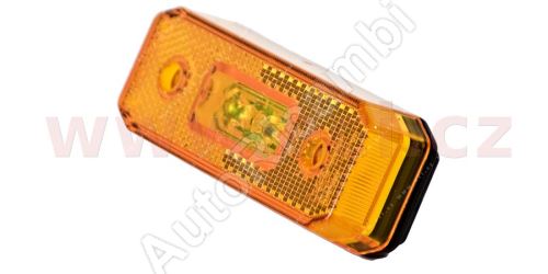 boční poziční světlo oranžové 24V (3 LED diody) TRUCK L=P