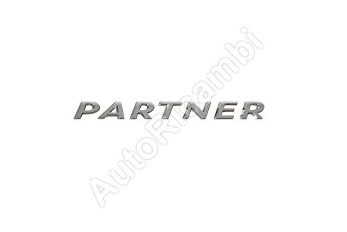 Nápis "Partner" Peugeot Partner Tepee 2008-2018 zadní