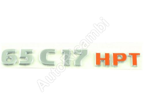 Znak "65C17 HPT" Iveco Daily 2000 zadní