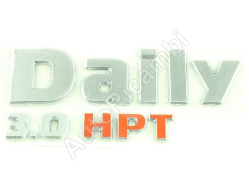 Znak "Daily 3.0 HPT" Iveco Daily 2000 zadní