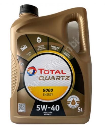 Olej motorový Total Quartz 9000 5W40 5L * cena za balení *