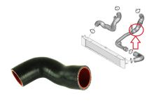 Hadice plnícího vzduchu Citroën Jumper 2011-2016 2,2 od turba do klapky