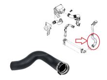 Hadice plnícího vzduchu Renault Trafic 2014-2019 1,6 dCi od intercooleru do klapky
