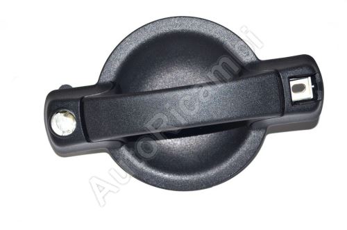 Vnější klika posuvných dveří Fiat Doblo 2000-2010 pravá černá, bez vložky zámku