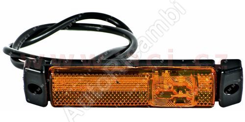boční poziční světlo oranžové s 50cm kabelem 24V (3 LED diody) TRUCK L=P