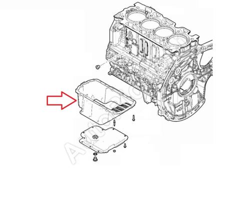 Olejová vana Citroën Jumpy, Expert od 2016, Fiat Scudo od 2022 1,5/1,6D