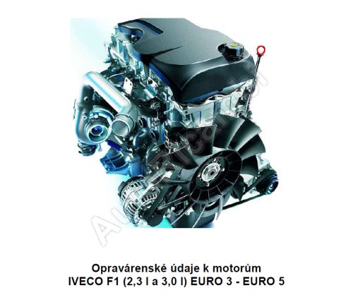 Údaje k motorům Iveco Daily 2,3 F1A + 3,0 F1C (PDF)
