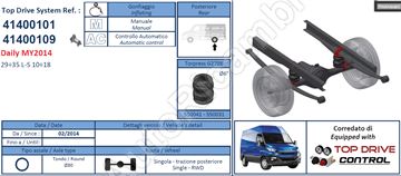 Doplňkové pružení Iveco Daily 2014 s kompresorem 29-35L/S-10-18
